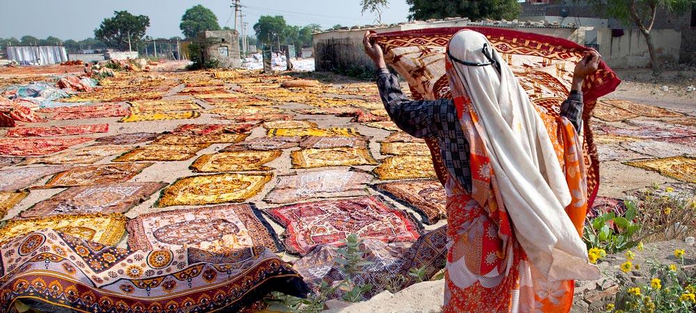 Blomsterprint fra Rajasthan