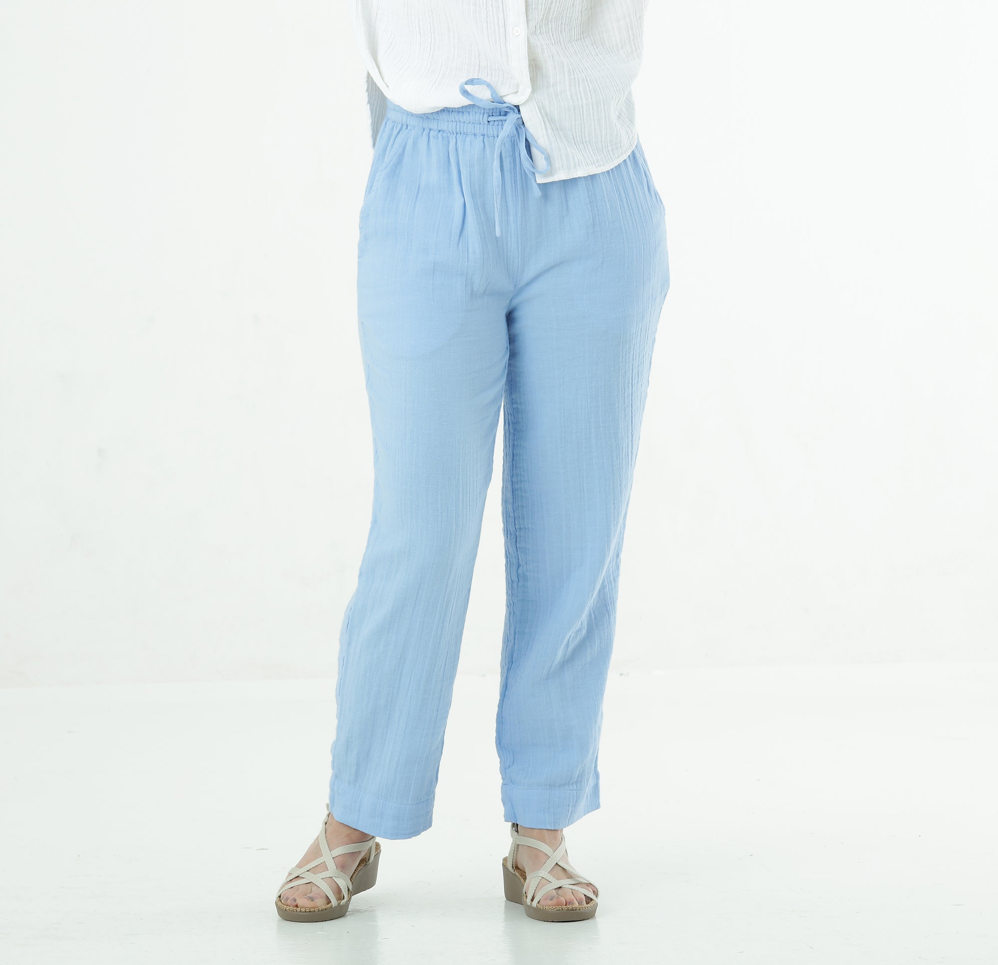 Panta pants bomuld dobbelgaze organic