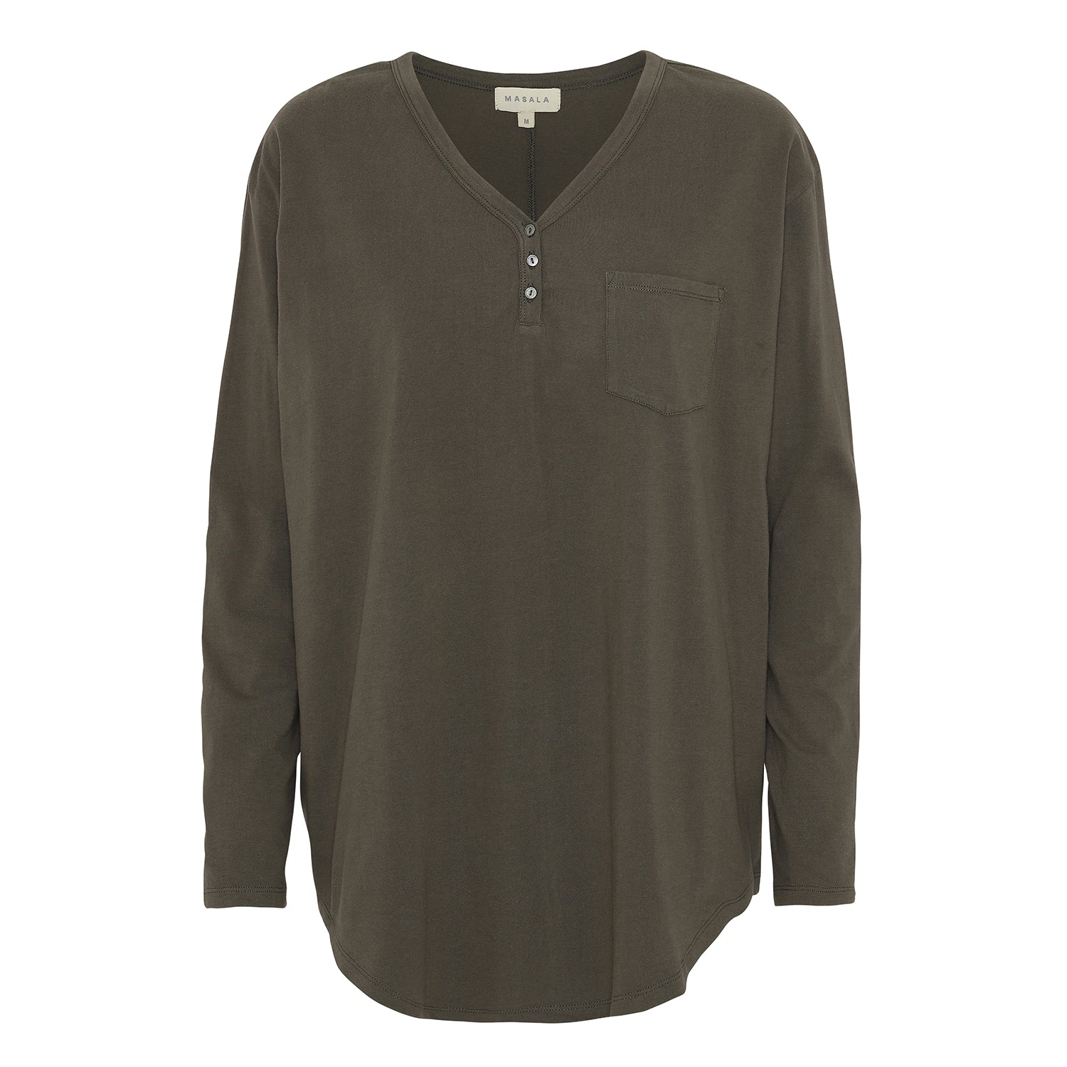 Raven skjorte bomuld jersey organic
