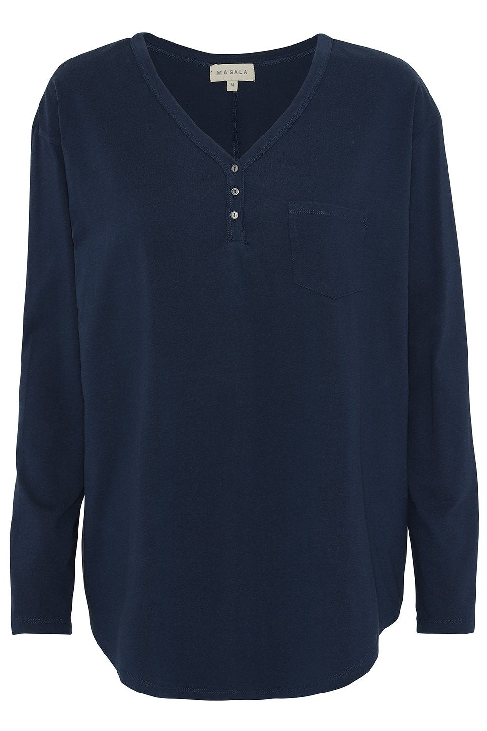 Raven skjorte bomuld jersey organic