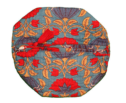 Block print wash bag 25*17 cm