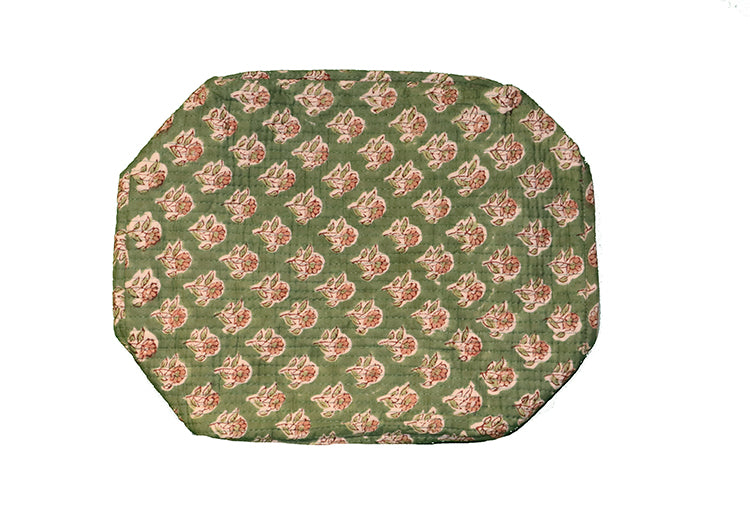 Block print wash bag 25*19*13 cm