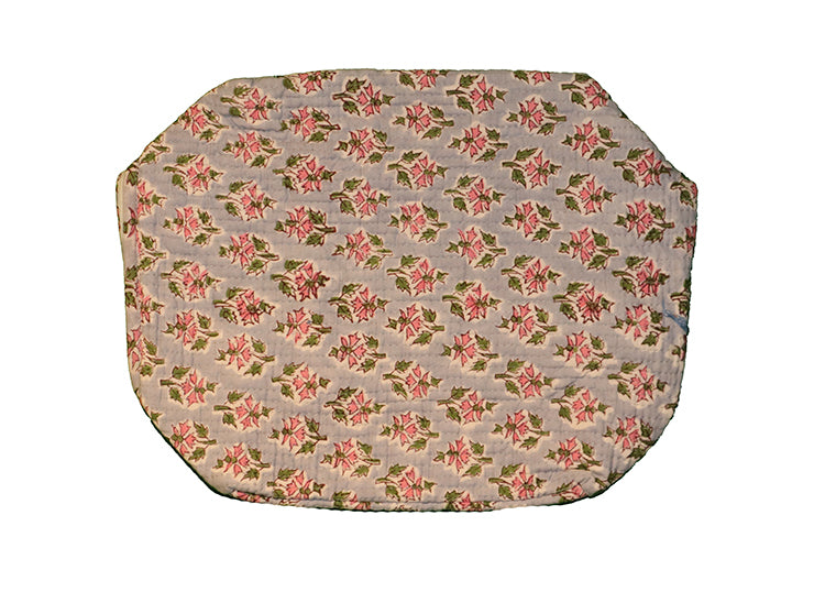 Block print wash bag 25*19*13 cm