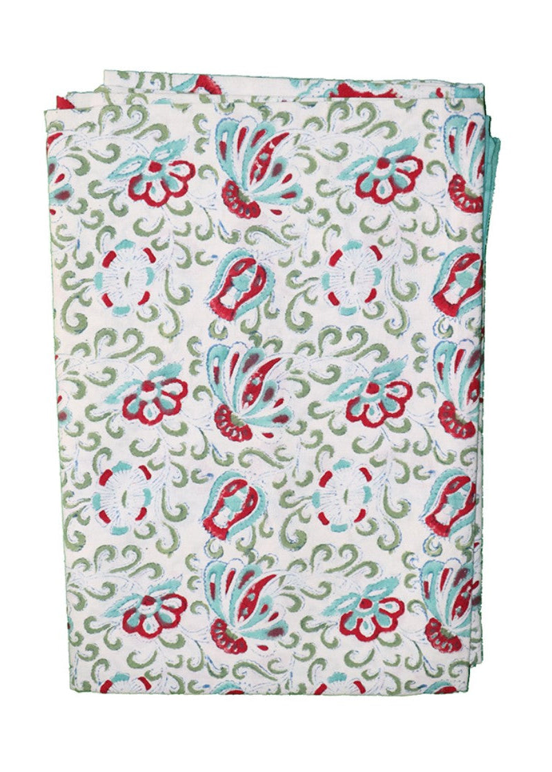 Block print tablecloth 150*220 cm cotton