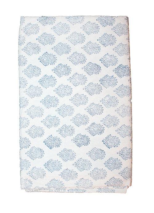 Tischdecke mit Blockdruck, 150 x 300 cm, Baumwolle