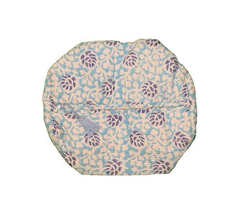 Blokprint toilettaske 25*17 cm