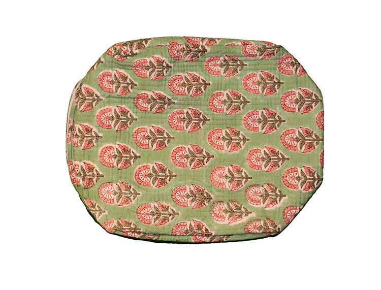 Block print wash bag 25*19*13 cm