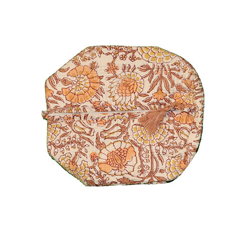Blokprint toilettaske 25*17 cm