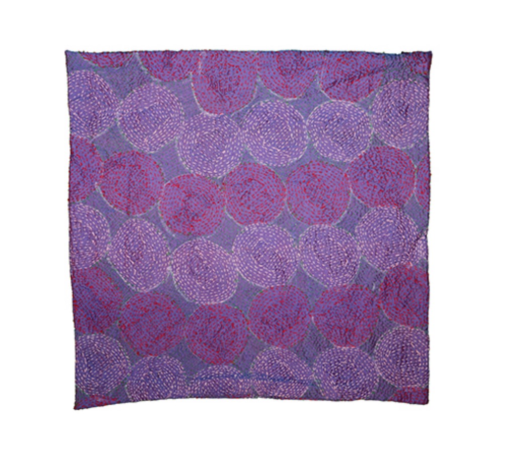 Kantha vintage silke pude 45*45 cm