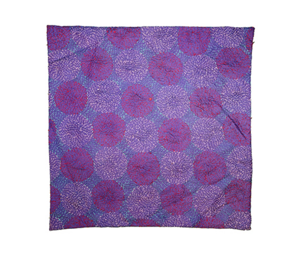 Kantha vintage silke pude 45*45 cm