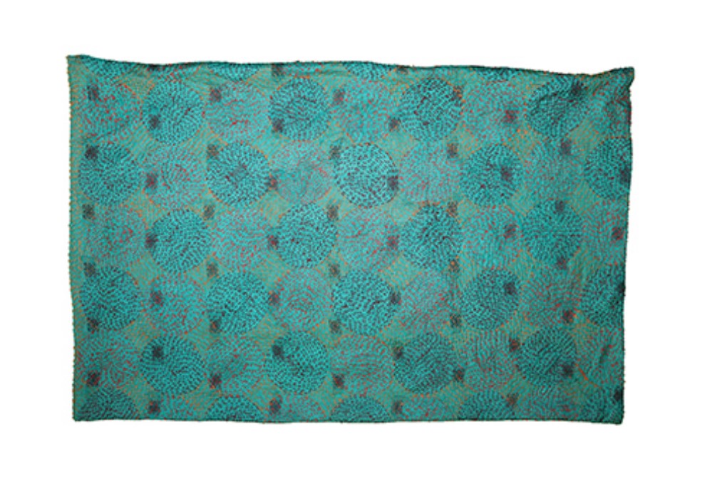 Kantha vintage silke pude 40*60 cm