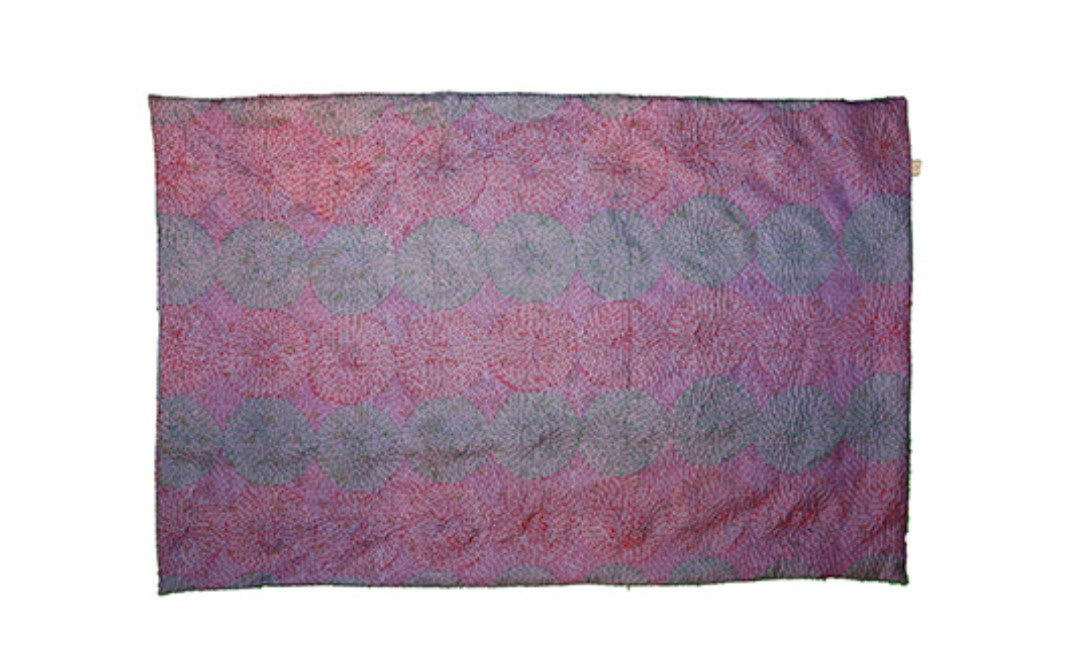 Kantha vintage silke pude 40*60 cm