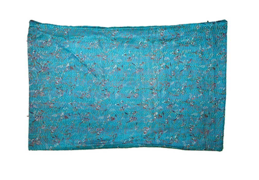 Kantha vintage silke pude 40*60 cm