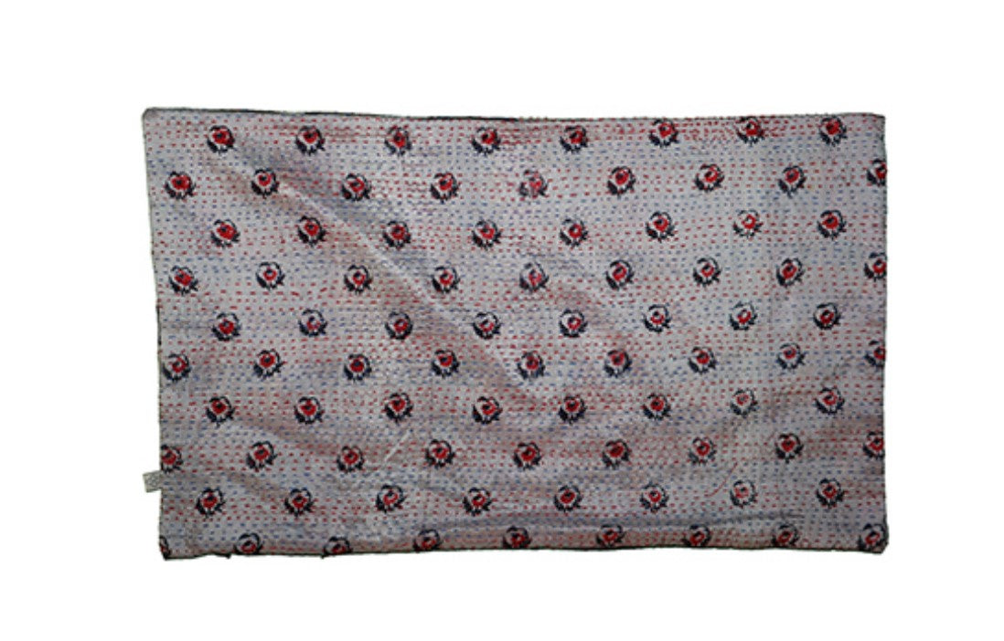 Kantha vintage silke pude 30*50 cm