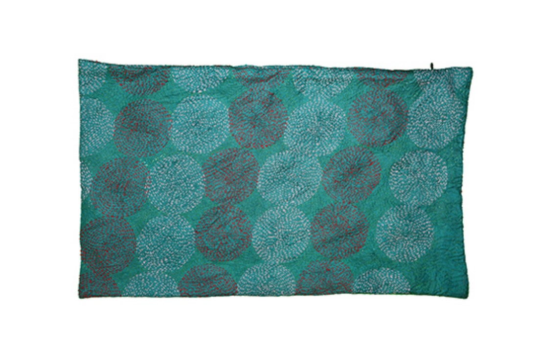 Kantha vintage silk cushion 30*50 cm