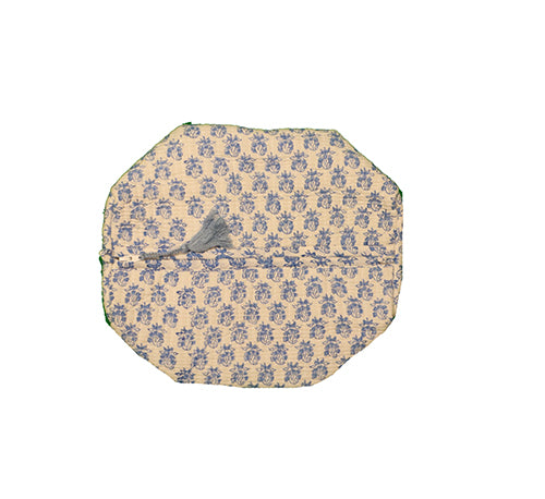 Blokprint toilettaske 25*17 cm