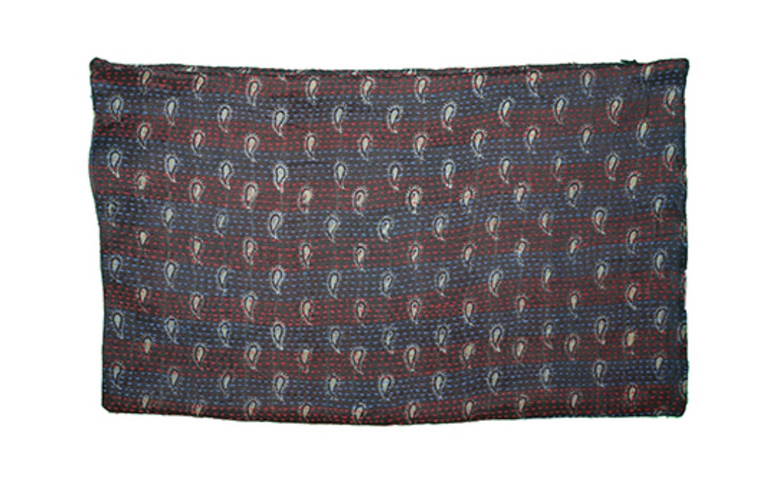 Kantha vintage silke pude 30*50 cm