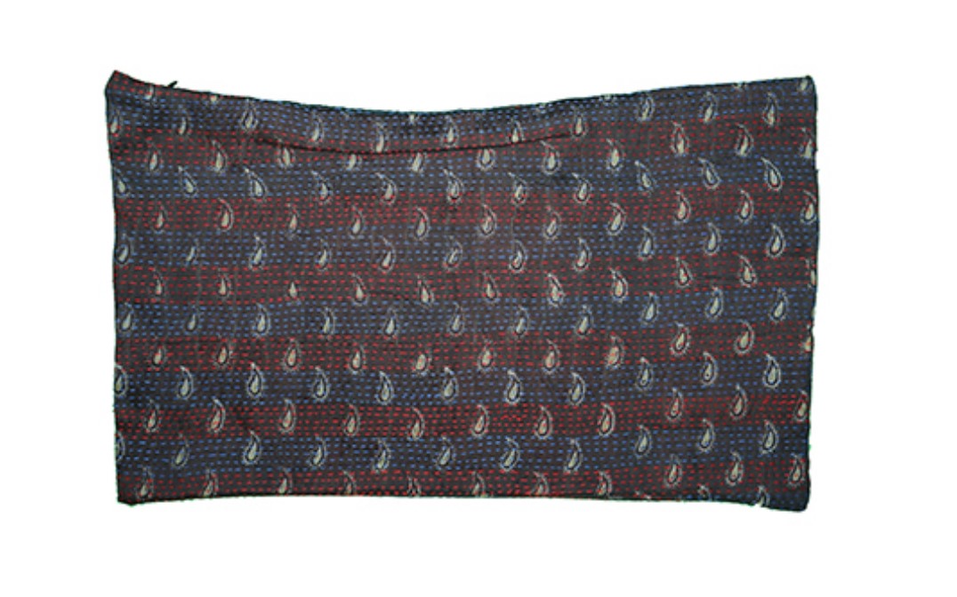Kantha vintage silke pude 30*50 cm