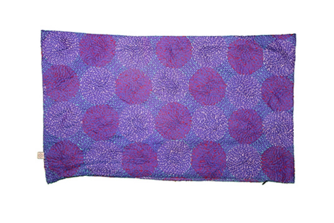 Kantha vintage silke pude 30*50 cm