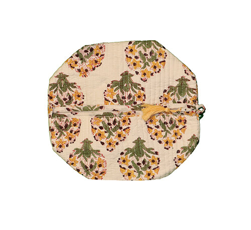 Blokprint toilettaske 25*17 cm