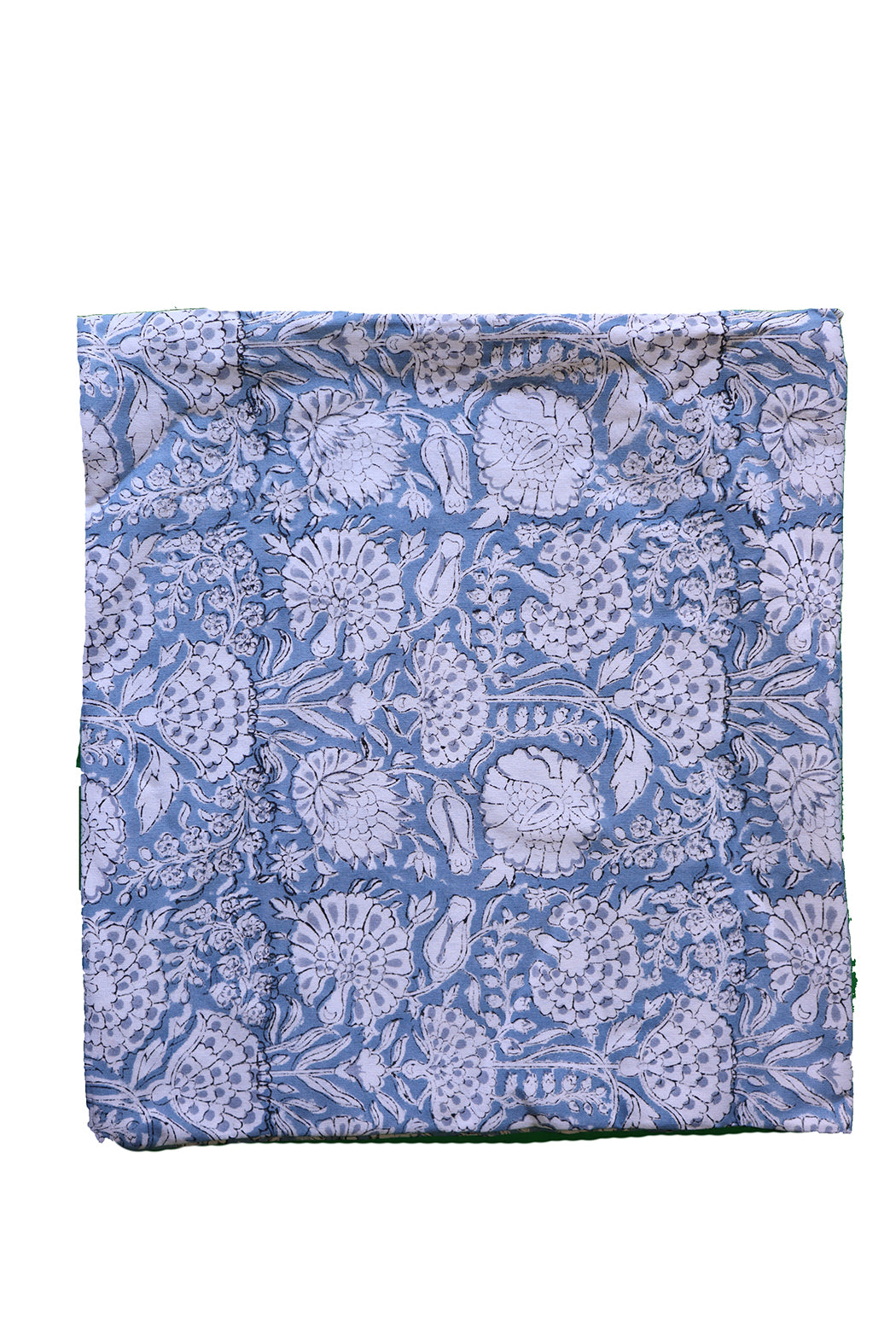 Tischdecke mit Blockdruck, 150 x 150 cm – Handbedruckte Baumwolle aus Jaipur