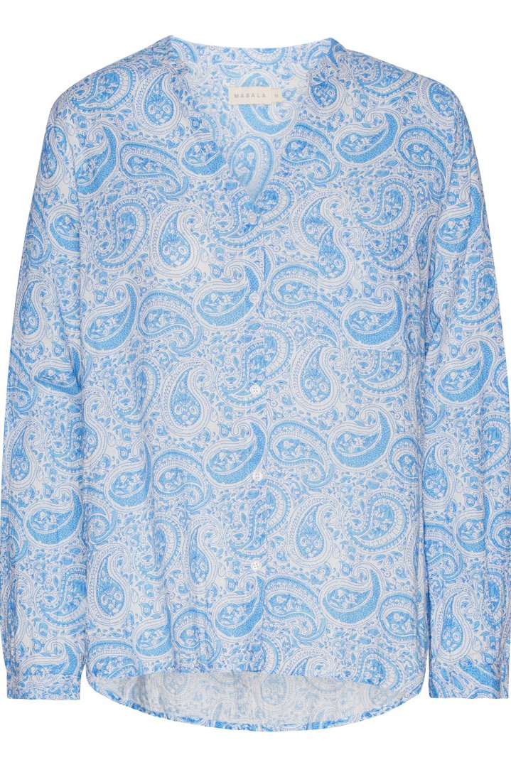 Bonia shirt cotton gauze organic