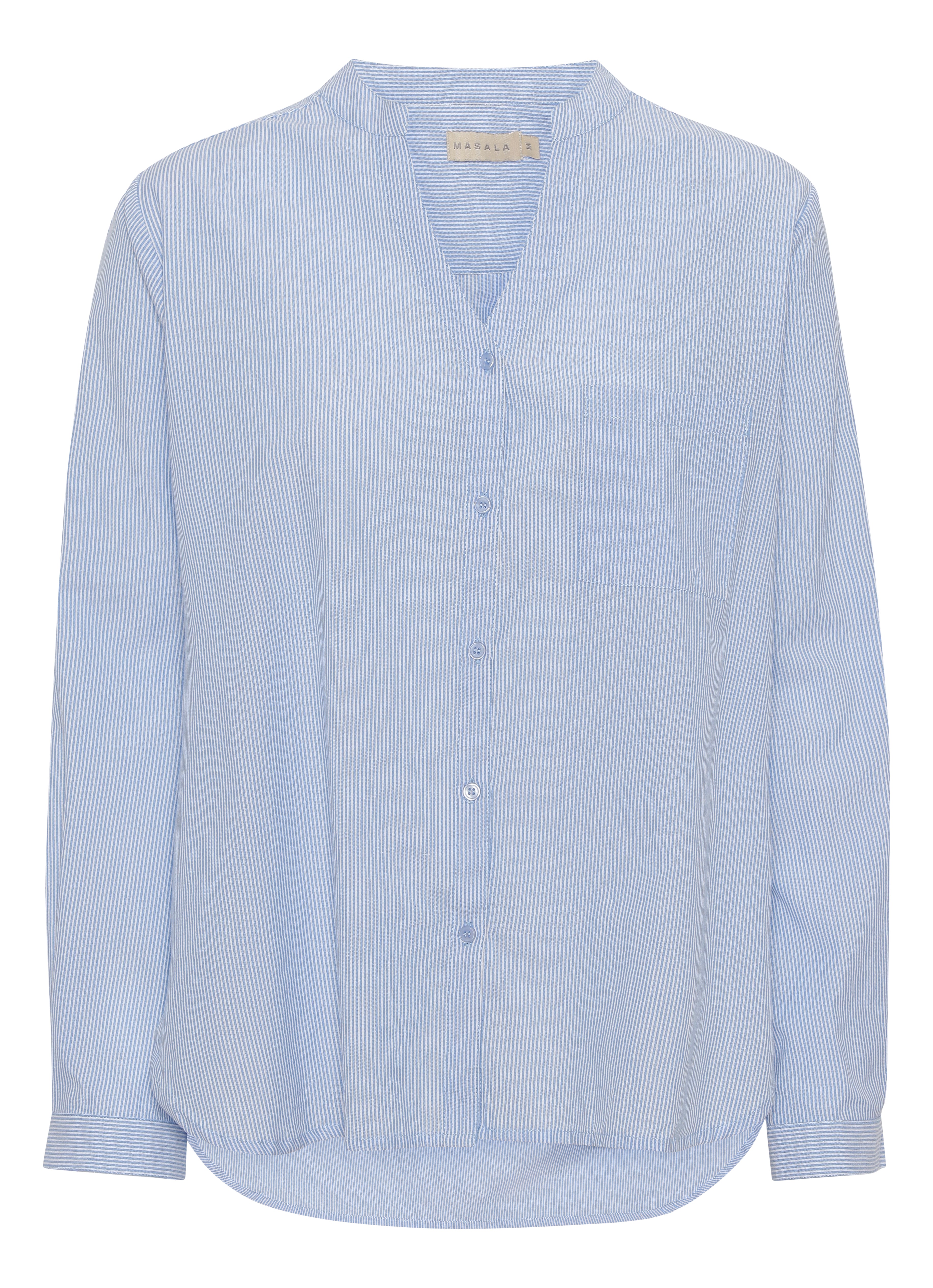 Better skjorte bomuld strib organic