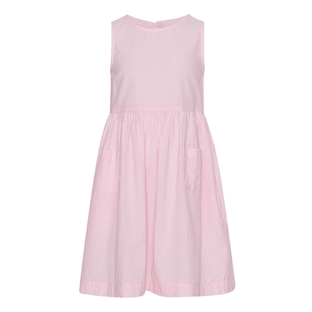 Noni girl dress stripe organic