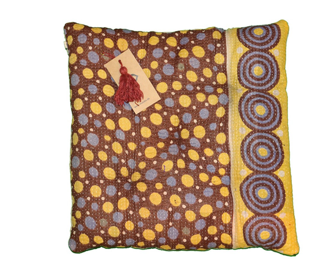 Kantha vintage chair pad 40*40 cm cotton