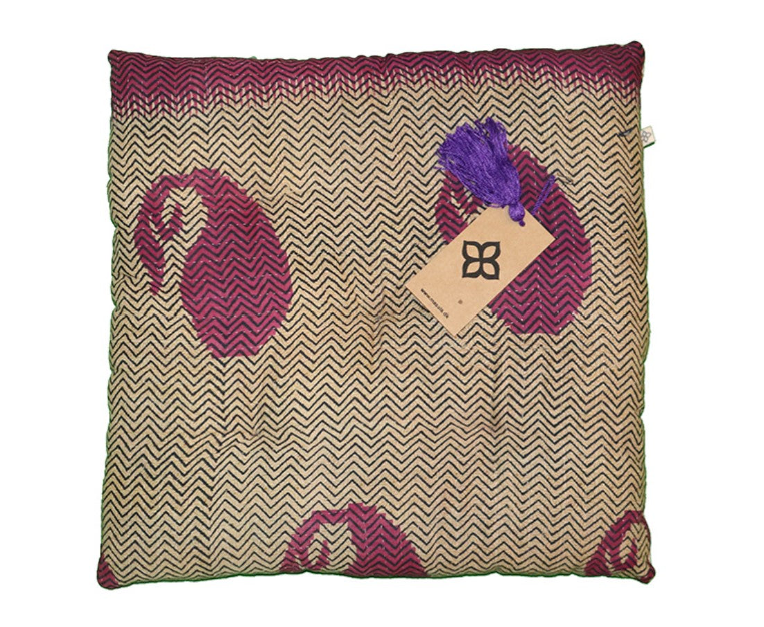 Kantha vintage chair pad 40*40 cm cotton