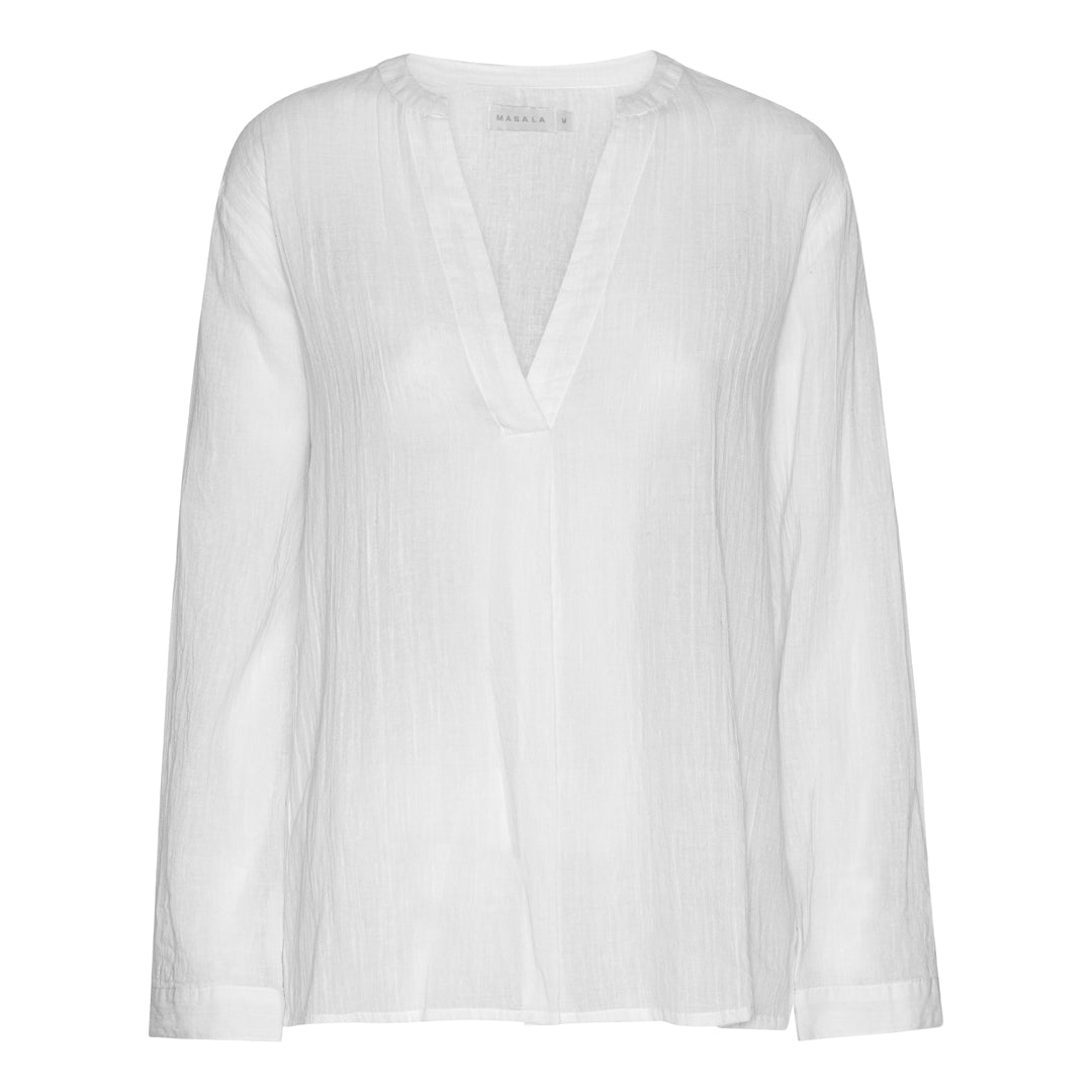 Bonia shirt cotton gauze organic