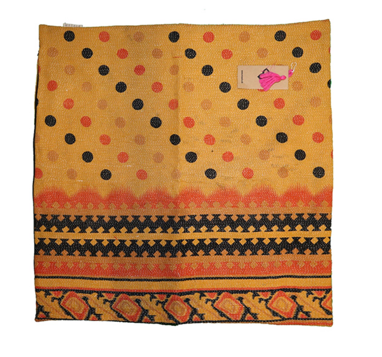 Sari vintage kantha pude 60*60 cm