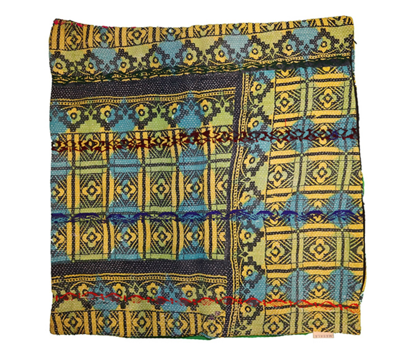 Sari vintage kantha pude 60*60 cm