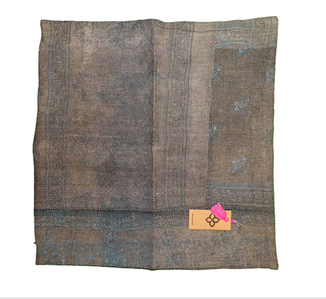Sari vintage kantha pude 60*60 cm