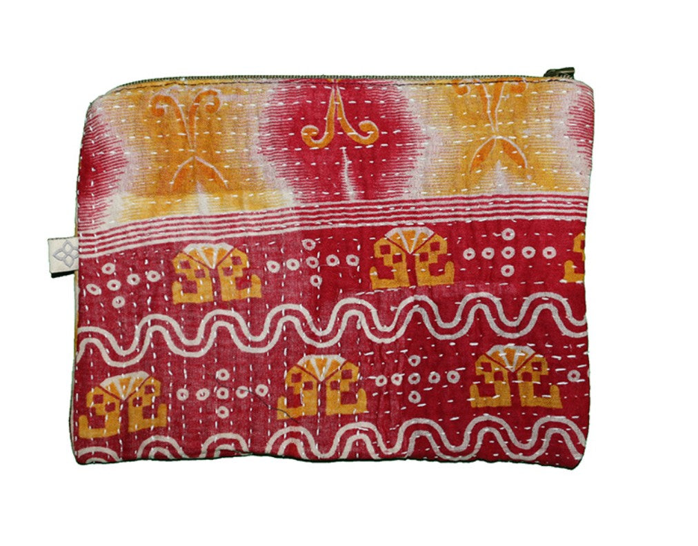 Kantha-Sari-Geldbörse 14*19 cm