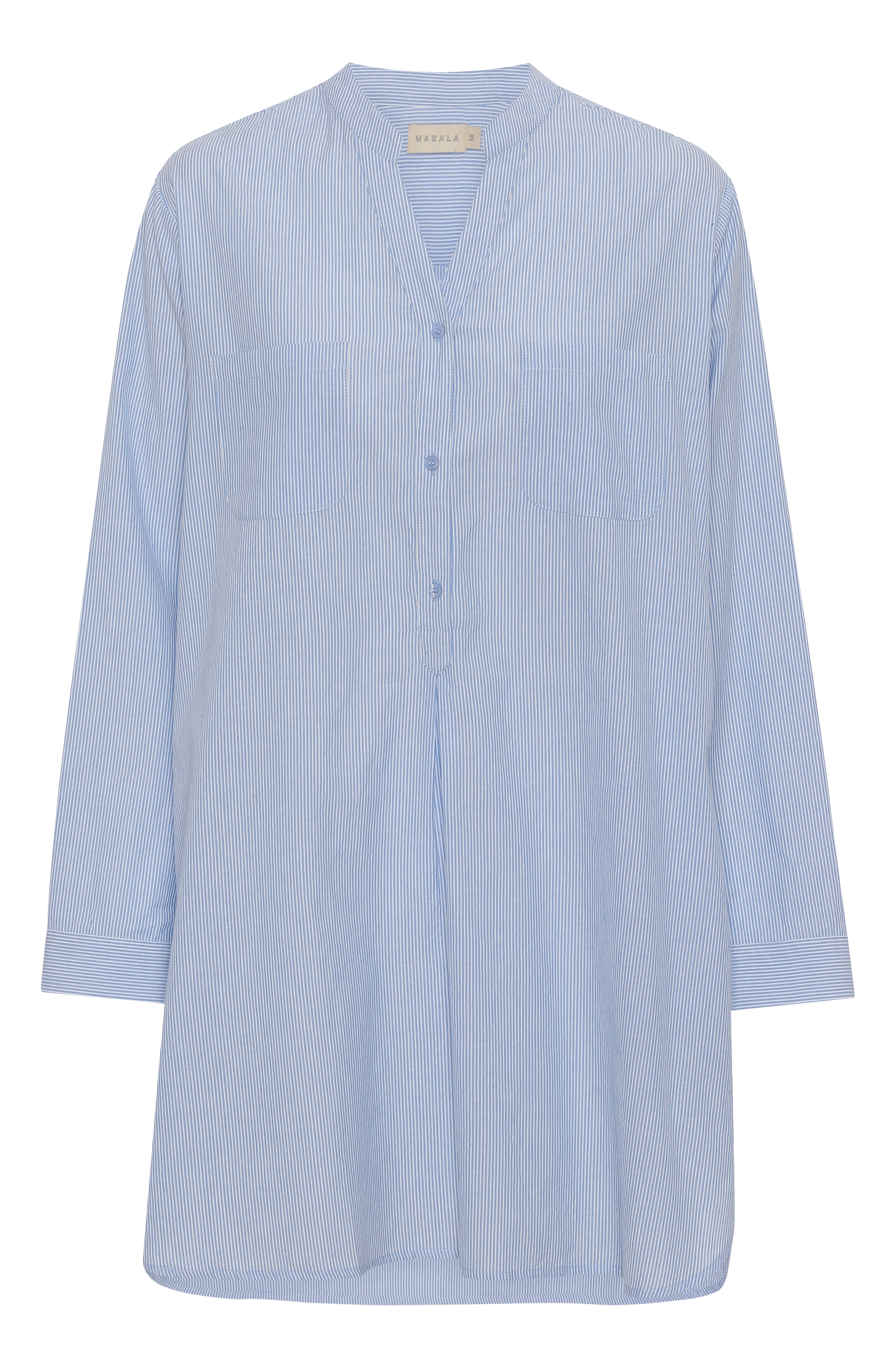 Copa shirt blue stripe organic