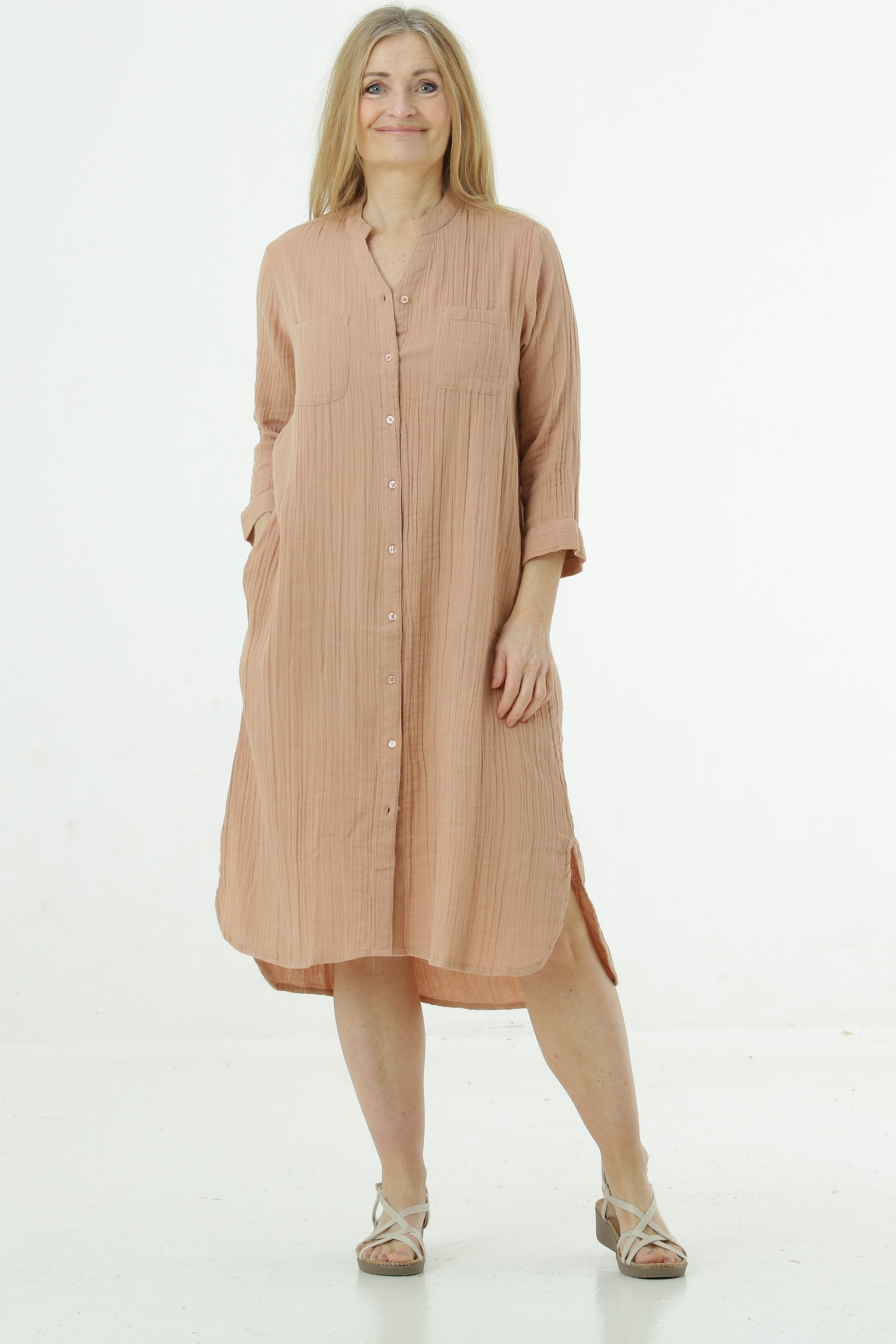 Copen shirt cotton double gauze organic