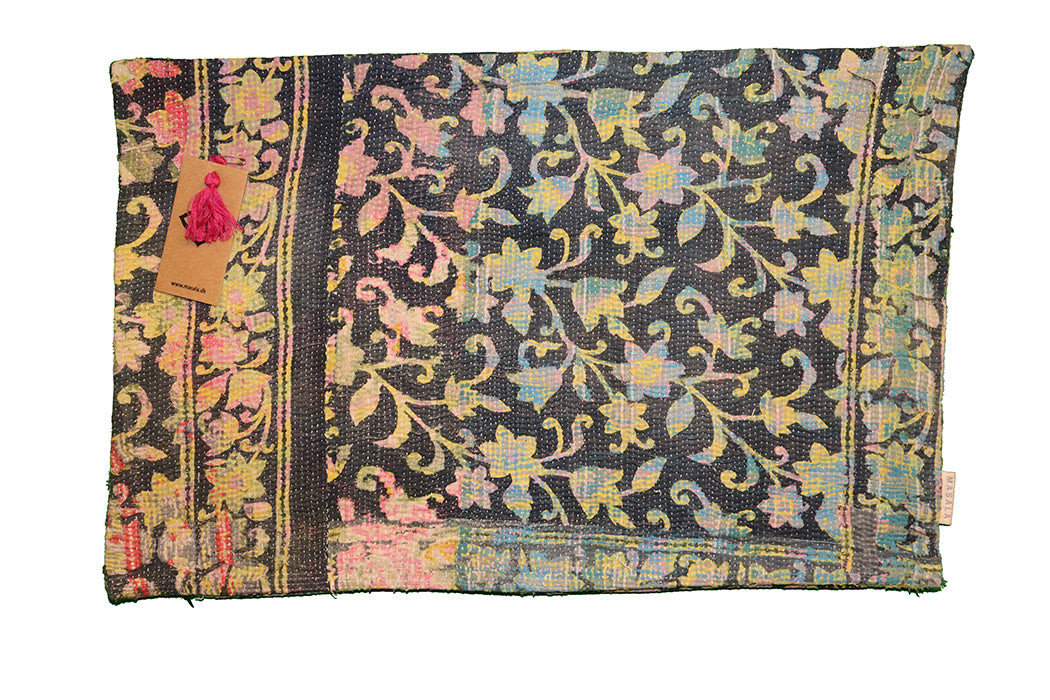 Sari vintage kantha pude 40*60 cm