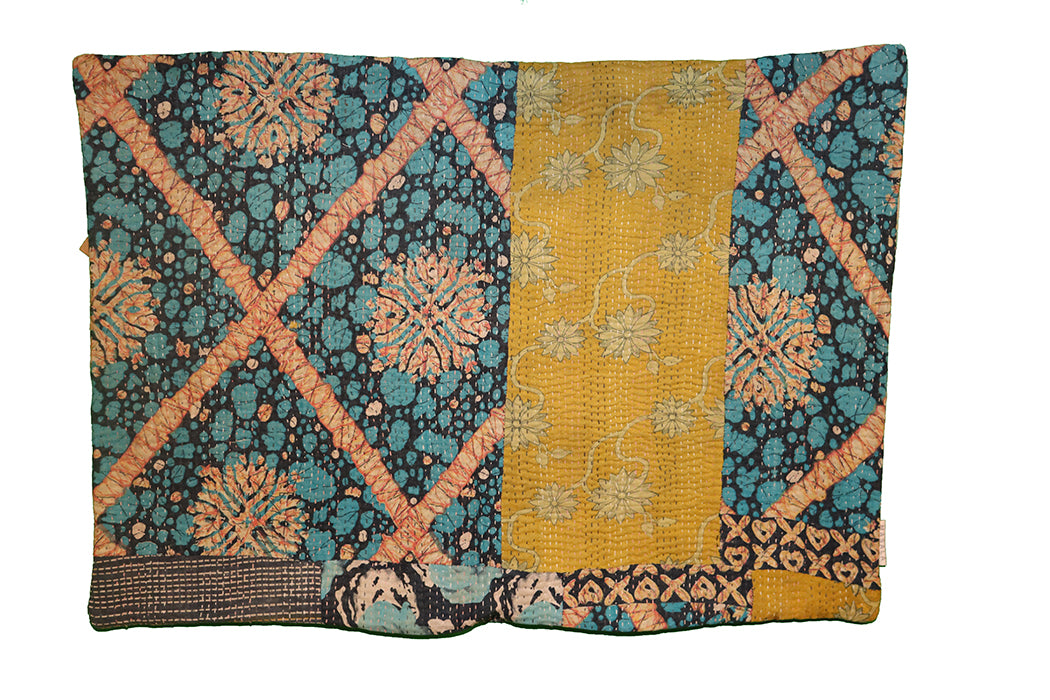 Sari Vintage Kantha Kissen 50*70 cm