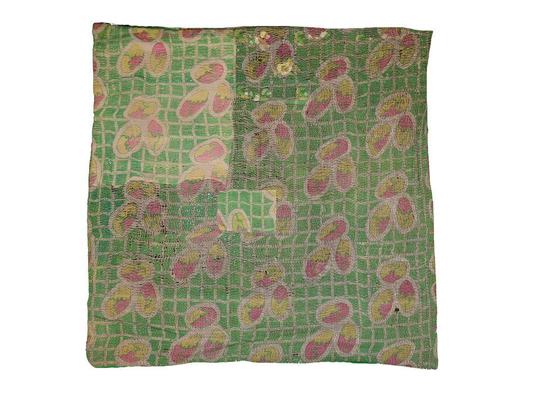 Sari Vintage Kantha Kissen 60*60 cm