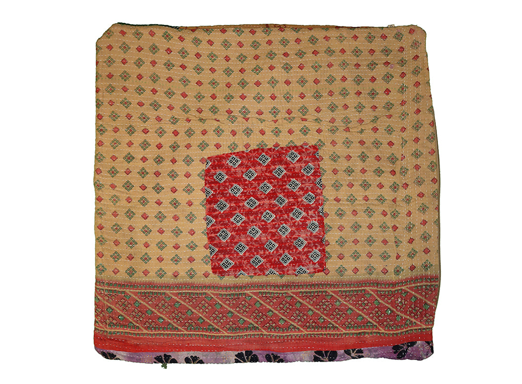 Sari Vintage Kantha Kissen 60*60 cm