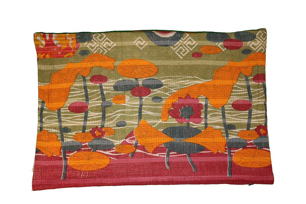Sari vintage kantha pude 40*60 cm