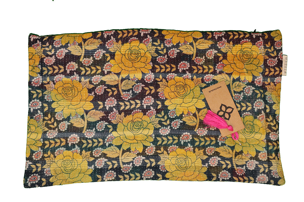 Sari vintage kantha cushion 45*45 cm