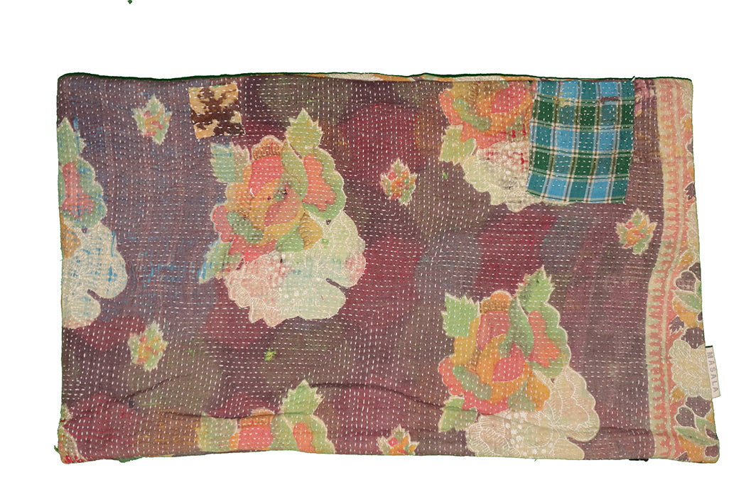 Sari vintage kantha pude 30*50 cm