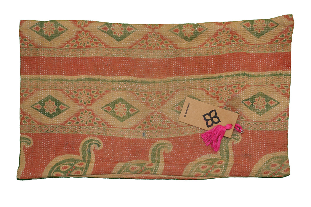 Sari Vintage Kantha Kissen 30*50 cm