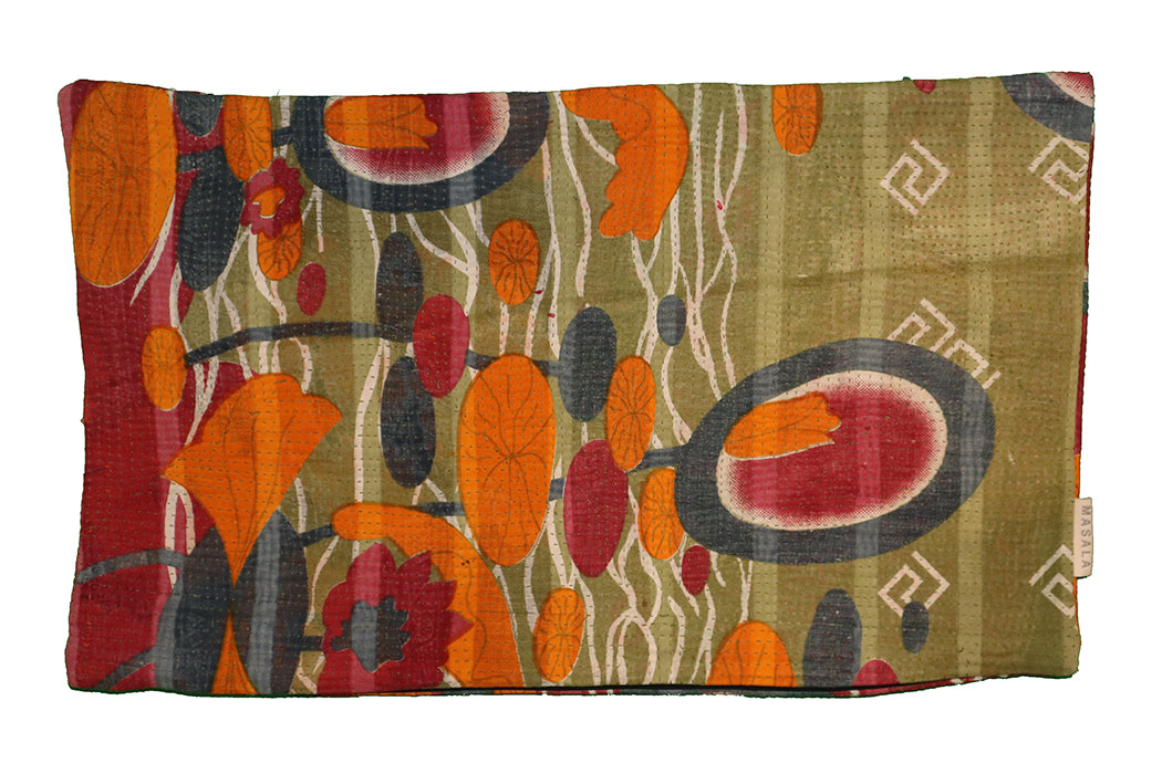 Sari Vintage Kantha Kissen 30*50 cm