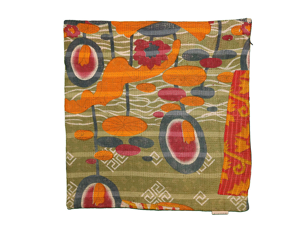Sari vintage kantha cushion 45*45 cm
