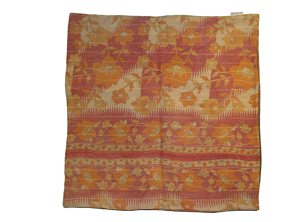 Sari Vintage Kantha Kissen 60*60 cm