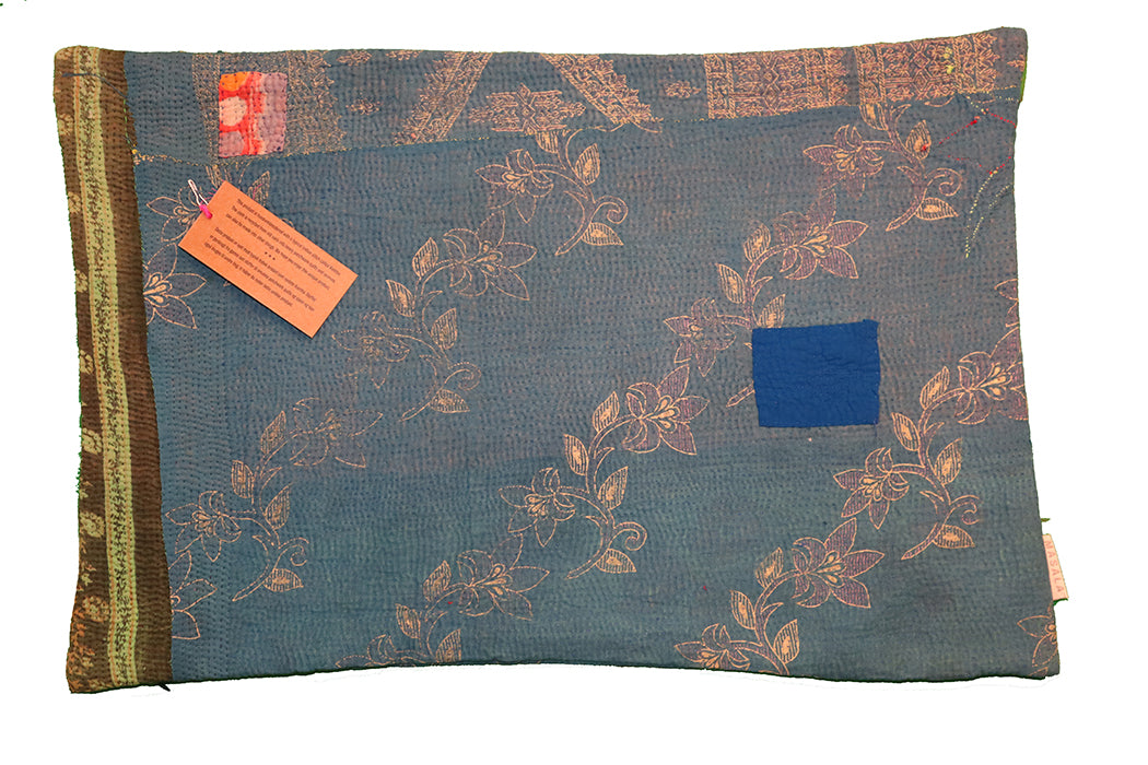 Sari vintage kantha pude 40*60 cm