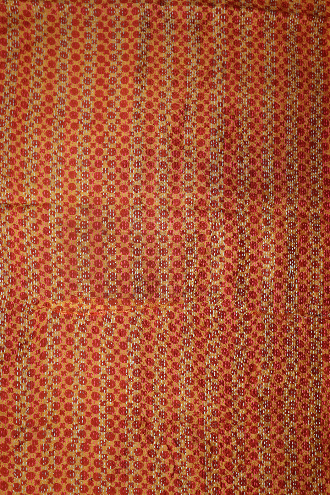 Sari kantha silk scarf 40*190 cm